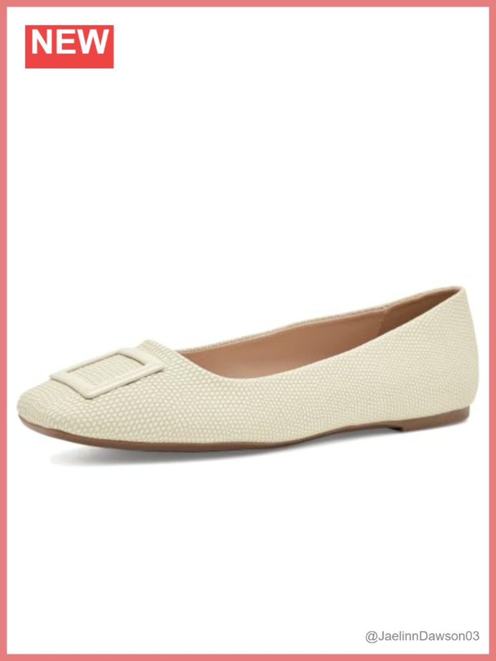Vegan Leather Square-Toe Slip-On Loafers Flat